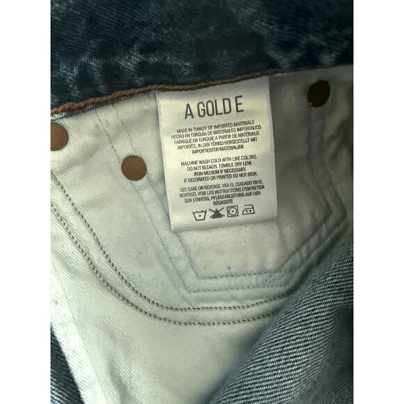 AGOLDE Parker‎ Vintage Cutoff Organic Denim Shorts in Rock Steady Size 29 - Picture 7 of 9